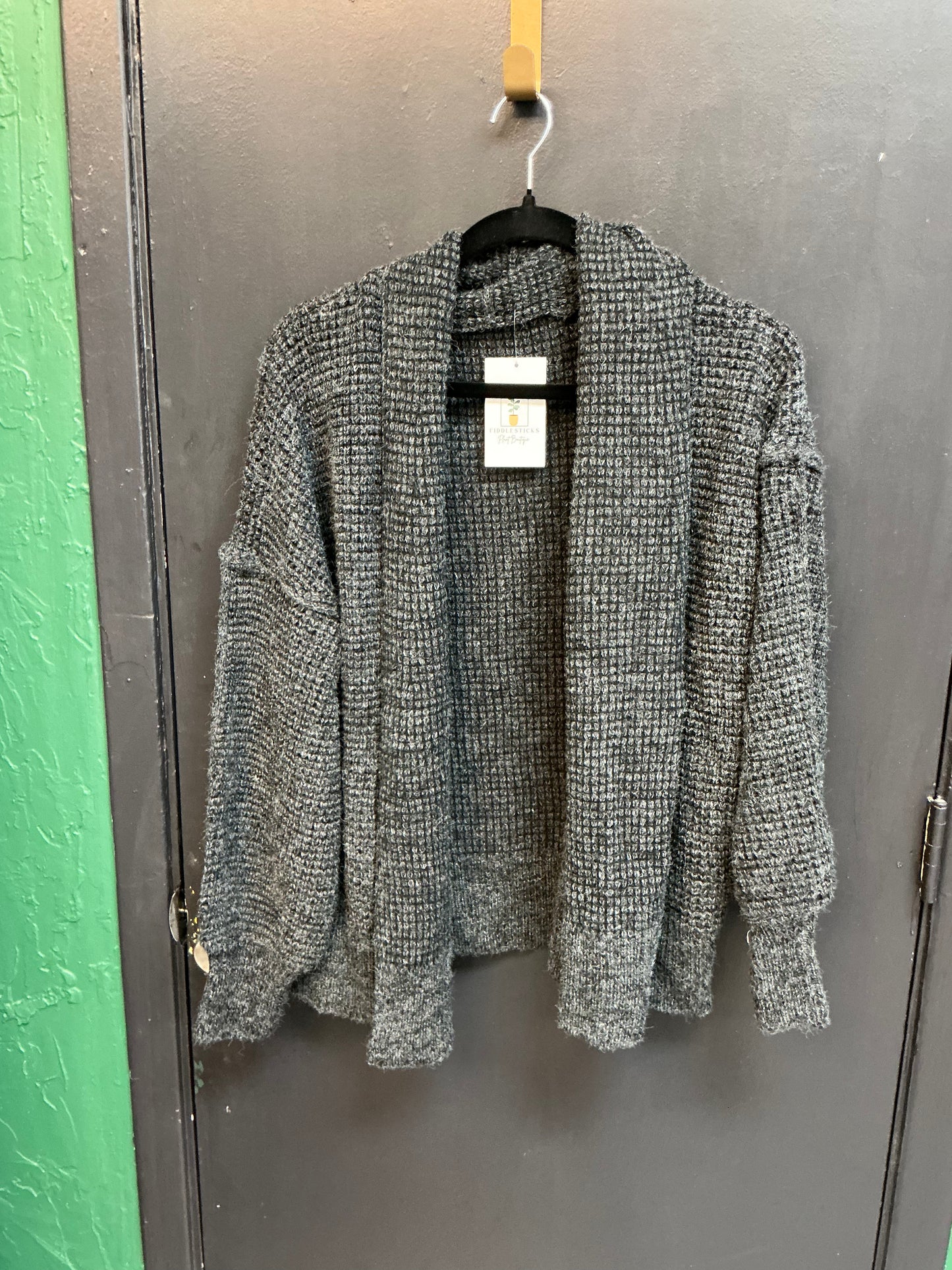 Black Cardigan Sweater