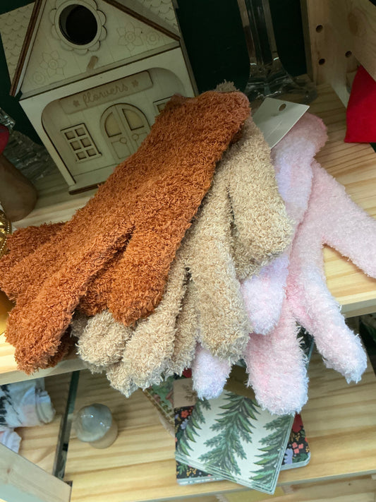 Fuzzy Gardening Gloves