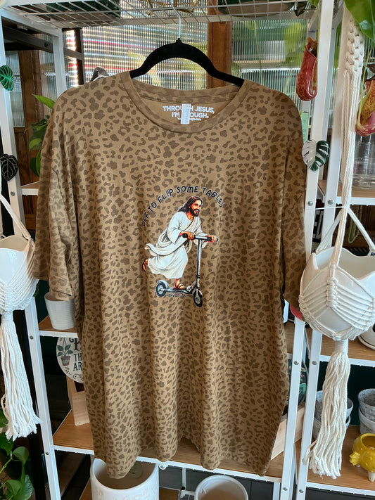 Off To Brown Leopard Shirt