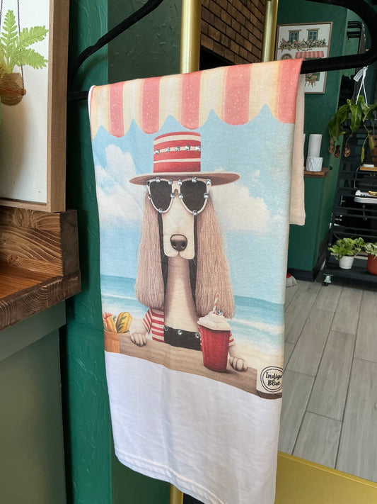Rhinestone Sunglasses Dog Shirt