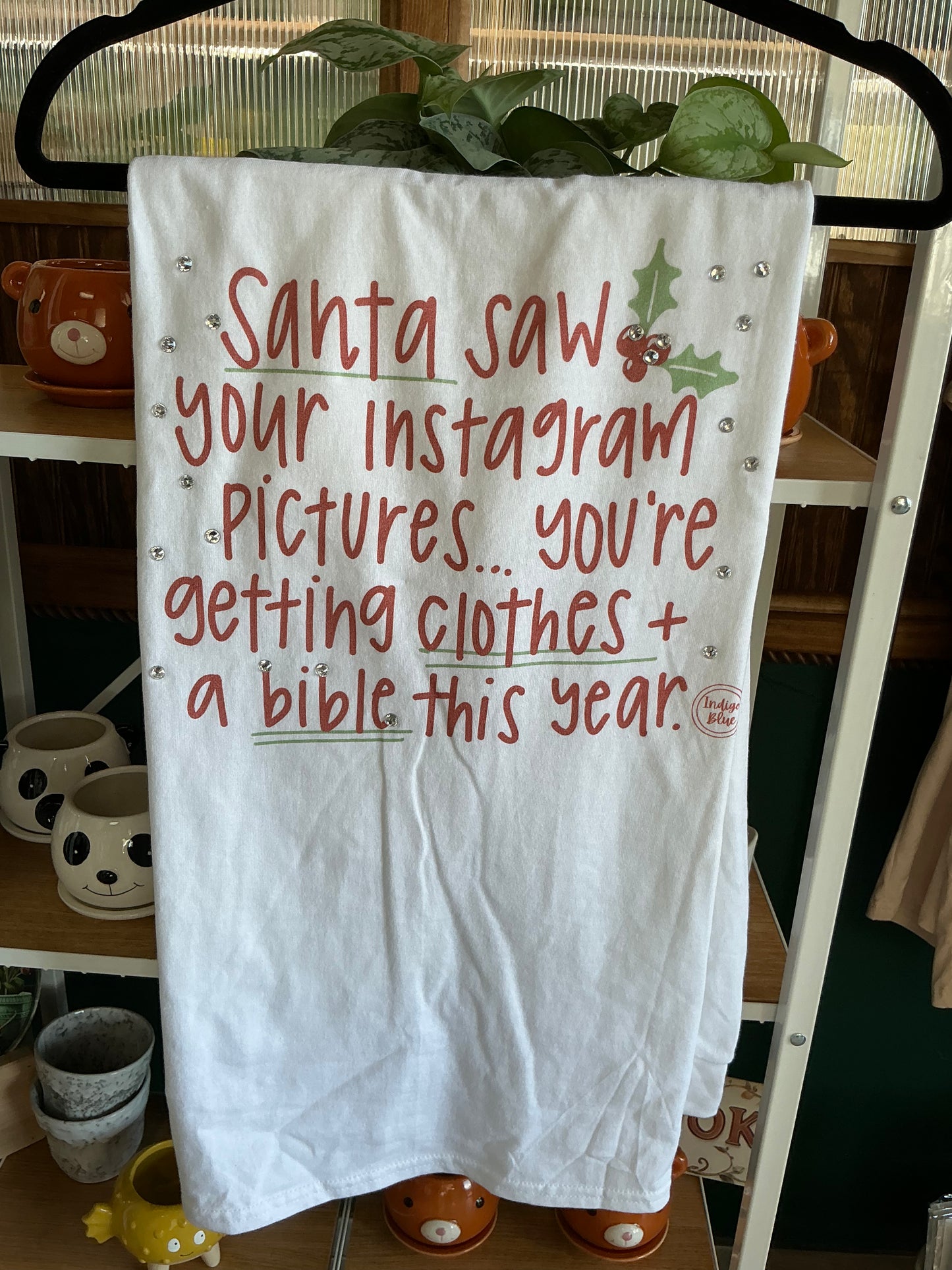 Santa Saw Your Instagram Shirt